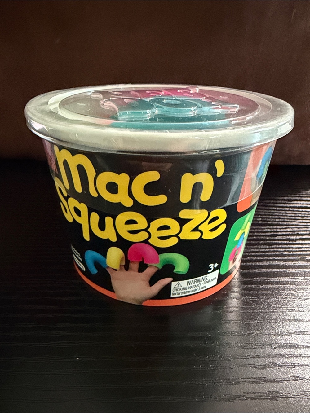NEE DOH Mac n' Squeeze Finger Putty Toy - Multicolor